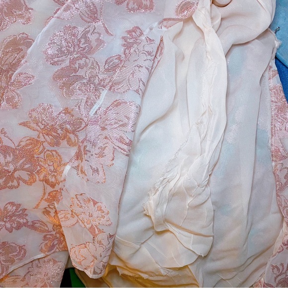 ✨ ZARA BLUSH ROSE GOLD FLORAL MAXI DRESS! - Picture 16 of 16